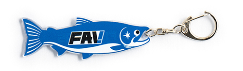 FAVしゃけまるアクリルキーホルダー右向き