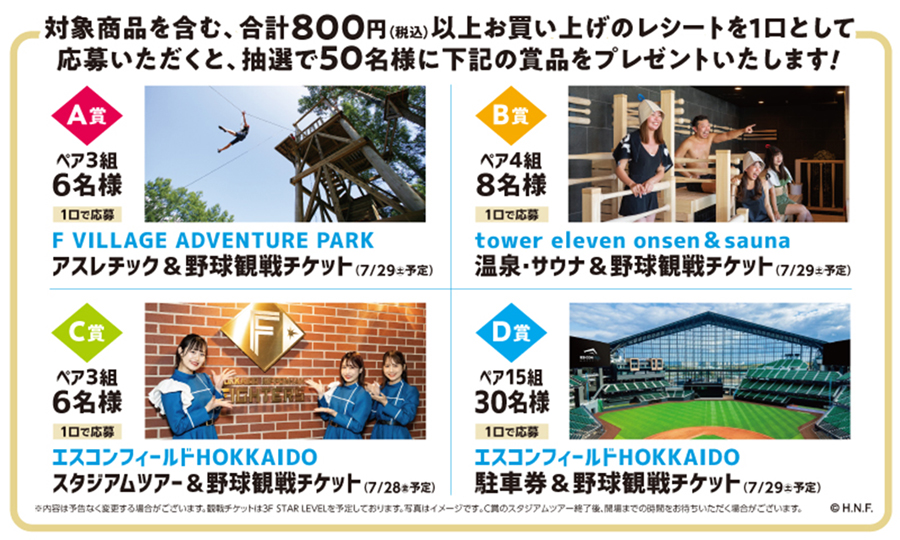 今年の夏はエスコンフィールドHOKKAIDOで遊ぼう!ファイターズキャンペーン