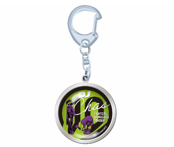 DJチャス。10thガラスキーホルダー