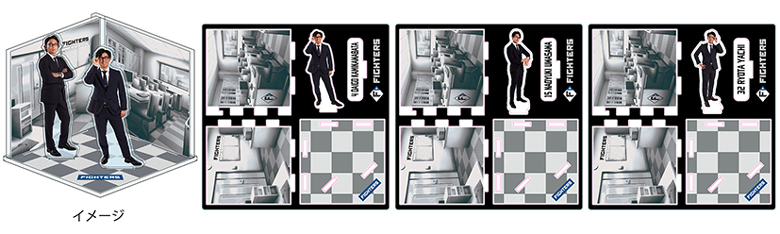 ジオラマアクリルスタンド 眼鏡Ver.