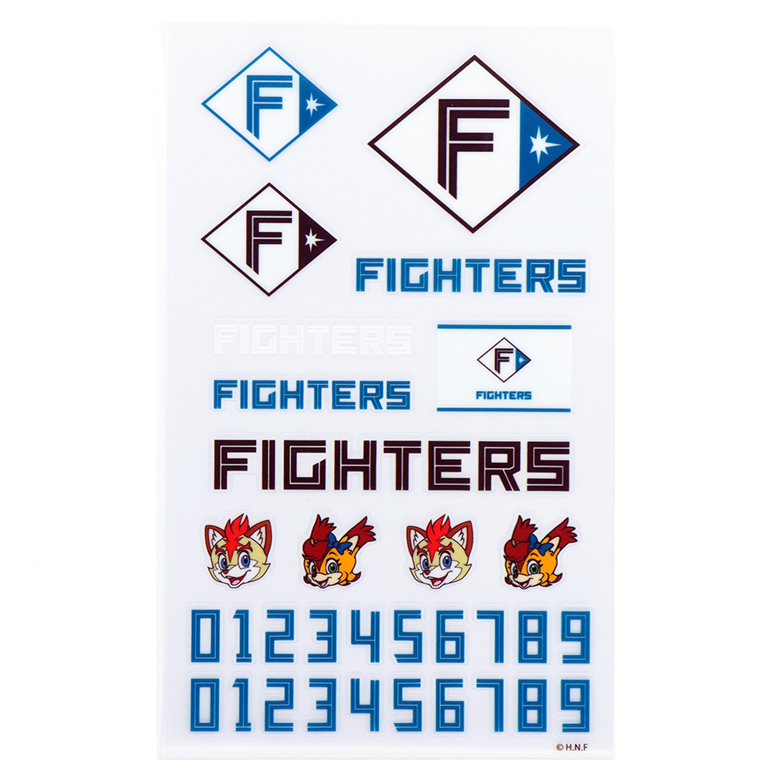 クリアステッカーセット ロゴ&マスコット