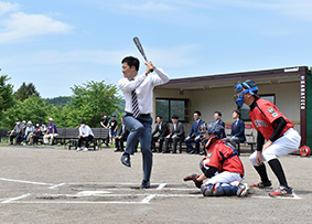 愛別町山村広場修繕作業3
