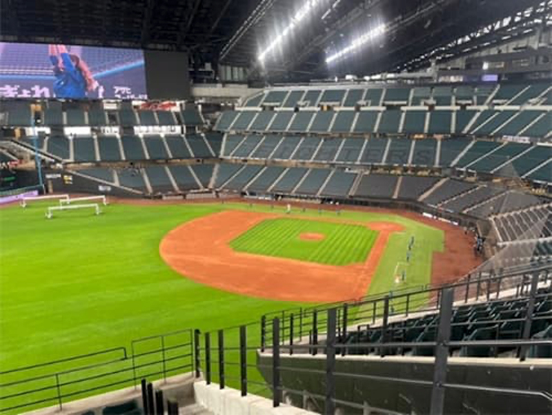 エスコンフィールド コンコースからの景色