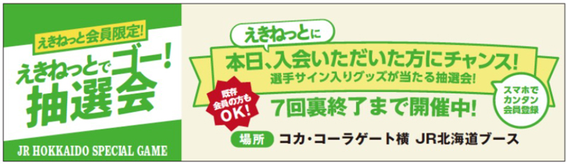 えきねっとでゴー!抽選会