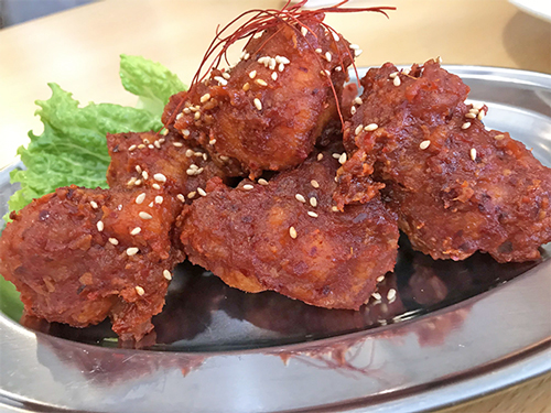 国産あべどりのヤンニョムチキン