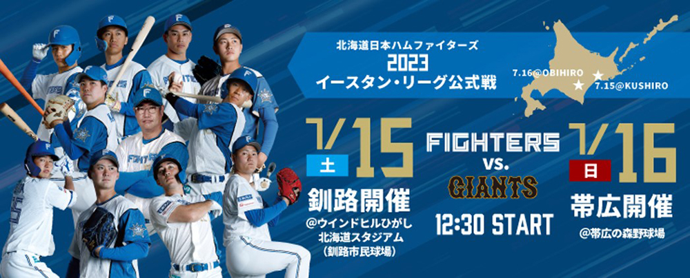 日本ハムファイターズ チケット(8月23日釧路市民球場)