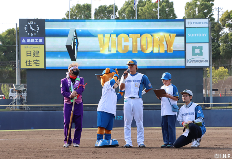 ヒーローインタビューイメージ