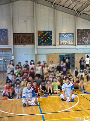 上川畑選手、福田投手2