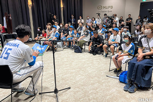 いざ！という時に備えて ファイターズ絵本読み聞かせ会03