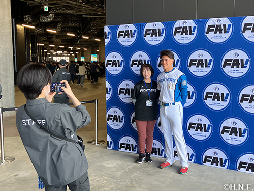 選手写真撮影会