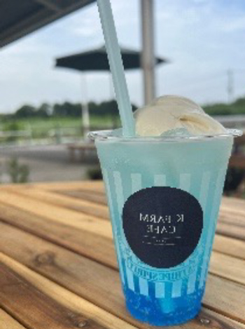 ブルーソーダフロート（ブルー）