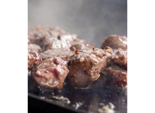 北広島市：エゾ鹿サイコロステーキ