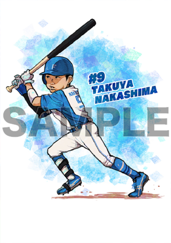 #9中島卓也選手（作：せまいさん）