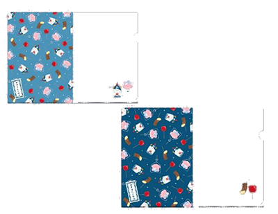 C・Bすいーつシリーズ（夏祭り）クリアファイル