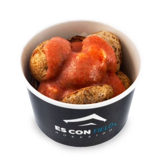 北海道産きたあかりの明太バターソース