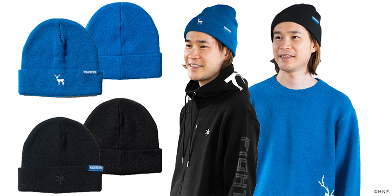 TNOC_THE BEANIE DAY（FIGHTERS BLUE/NIGHT BLACK）