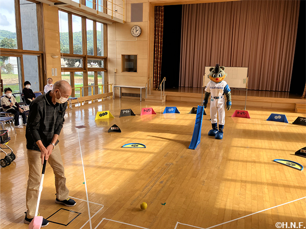 養護老人ホームでのリアル野球盤