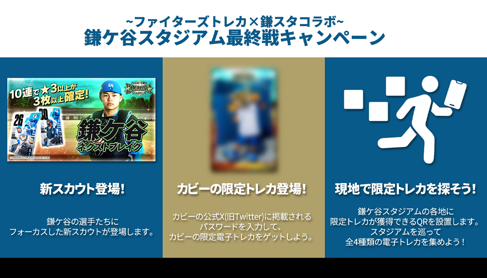 ファイターズトレカで鎌ケ谷キャンペーン開催！ | 北海道日本