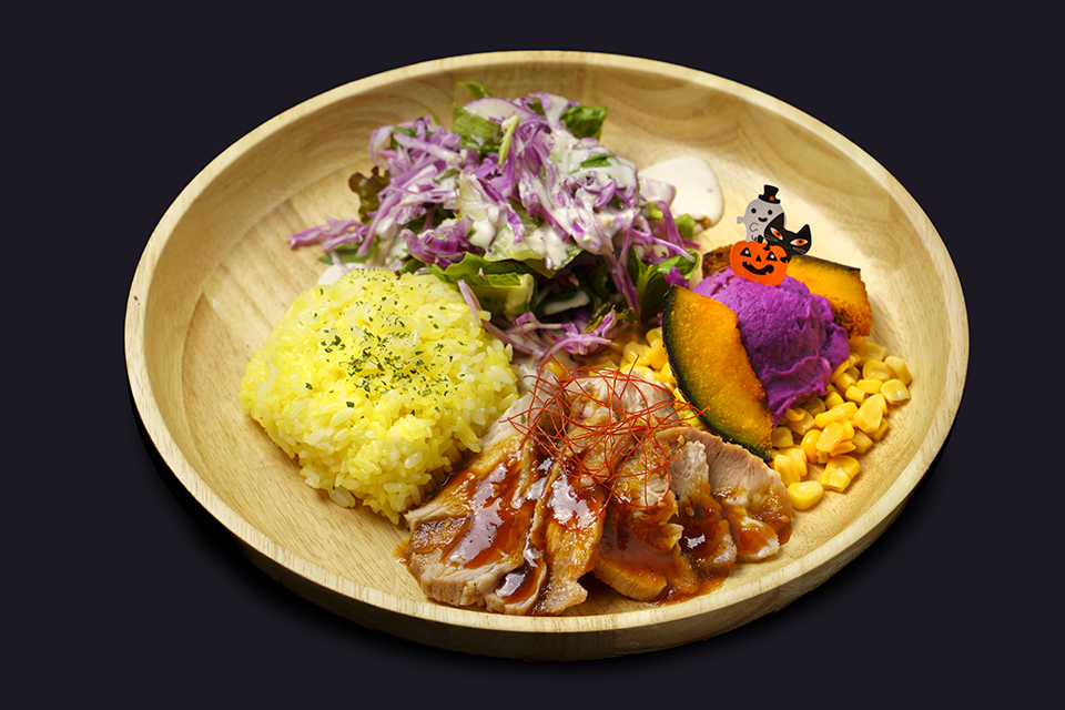 ハロウィンプレート 麦子町ポーク