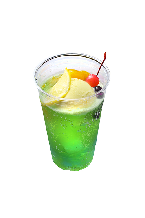 ハロウィンスペシャルメロンソーダ