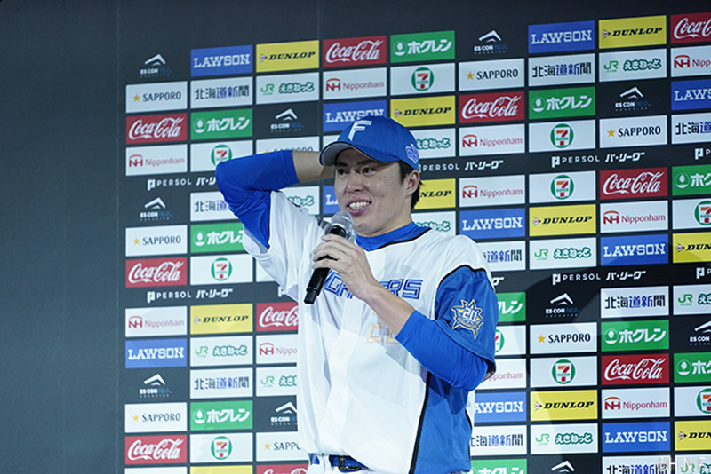 田中正義プロ初セーブ