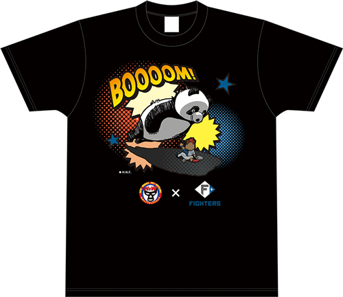 新根室プロレスロゴ Ver Tシャツ