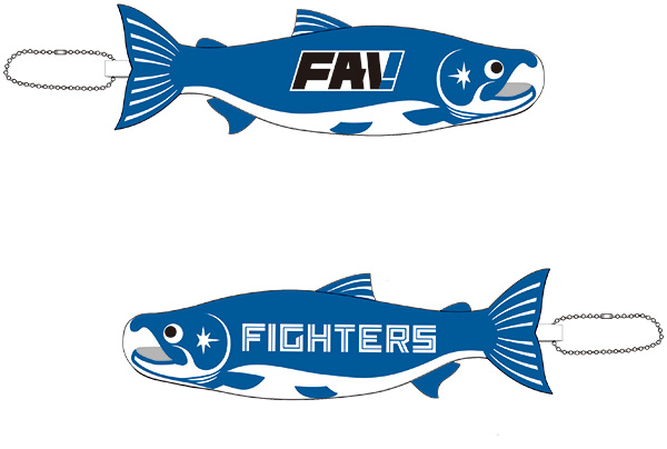 FAVしゃけまるぬいぐるみキーホルダー