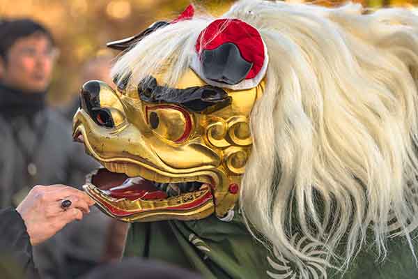 獅子舞　倭奏獅子舞連