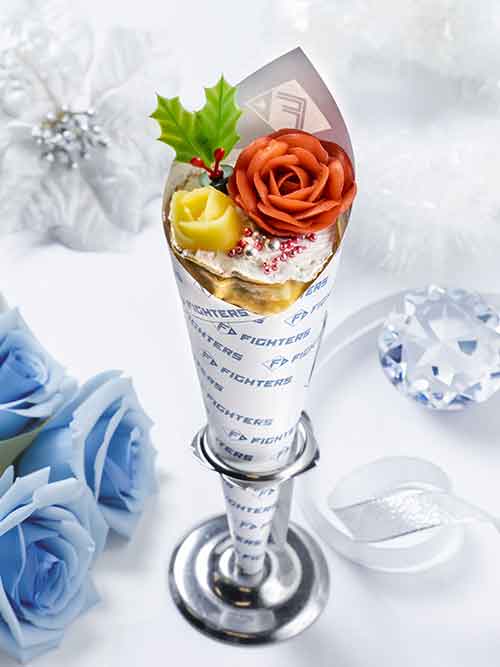 あんこフラワークレープ