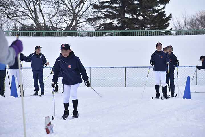 クロスカントリースキーの体験2