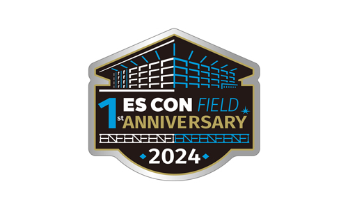 「エスコンフィールド1周年ロゴ」ピンバッジ