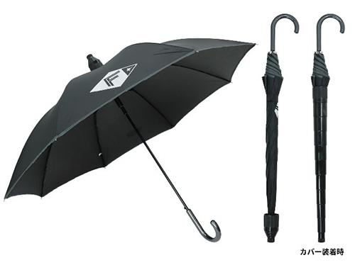 カバー付きアンブレラ エコッパ（ブラック）