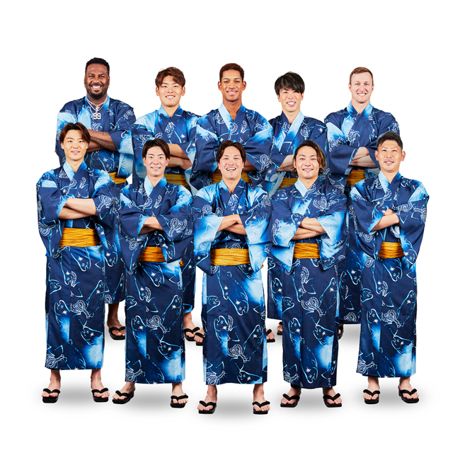 超ファイターズ浴衣 選手