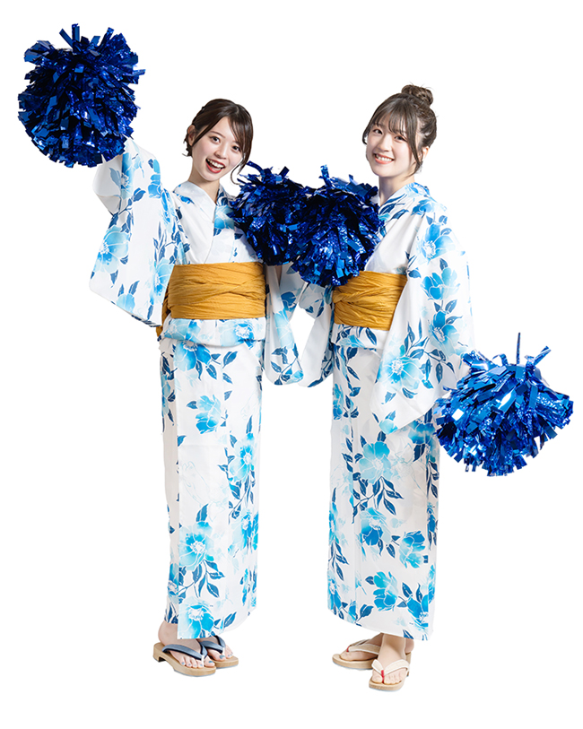 ファイターズガール 浴衣応援