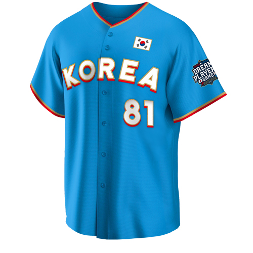 ゲーム着用ユニフォーム KOREA