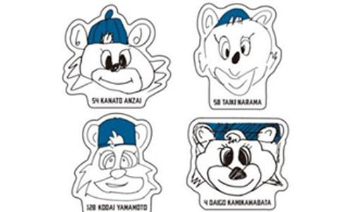 2021-2024ルーキー画伯のC・B似顔絵ステッカー