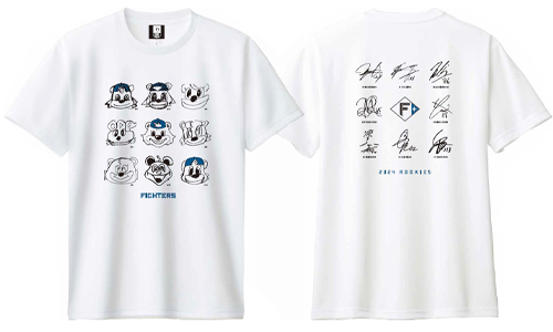 2024ルーキー画伯のC・B似顔絵Tシャツ