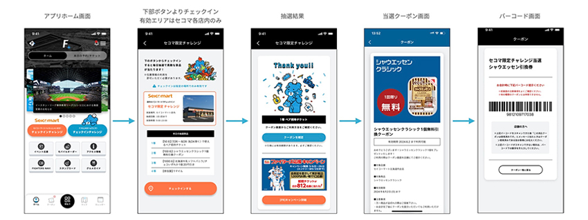 Fビレッジ公式アプリ チェックインチャレンジ方法