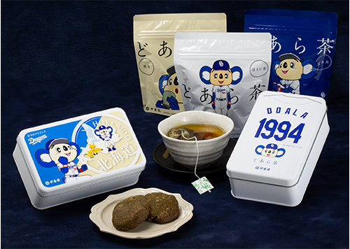 北海道デザインのどあら缶