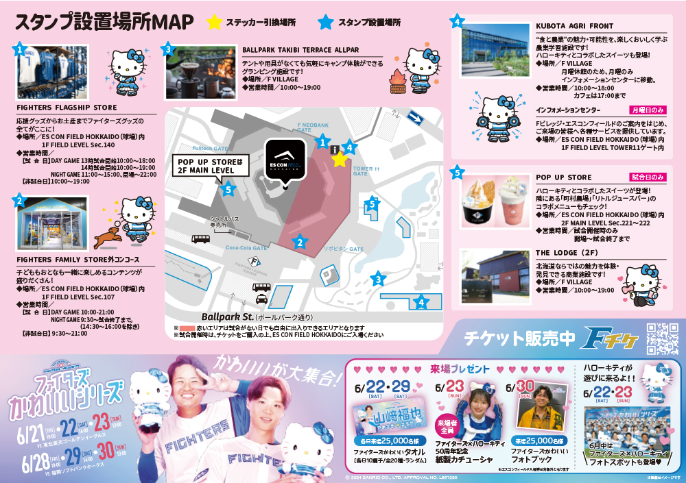 スタンプ設置場所