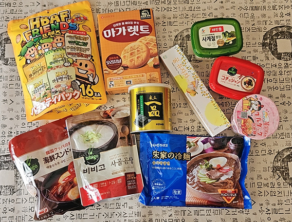 韓国食品の詰め合わせ