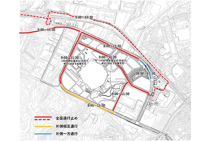 通行止め規制MAP