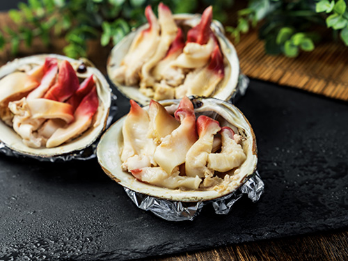 ホッキの炉端焼き