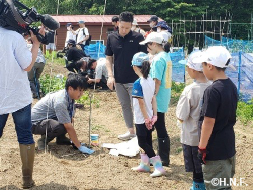 北海道農業を体験の様子⑥