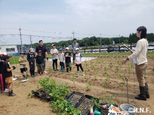 北海道農業を体験の様子⑧