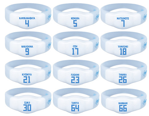 FAV LED シリコンブレスレット 全12選手セット（1名様）