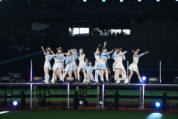 モーニング娘。 スペシャルミニライブの様子