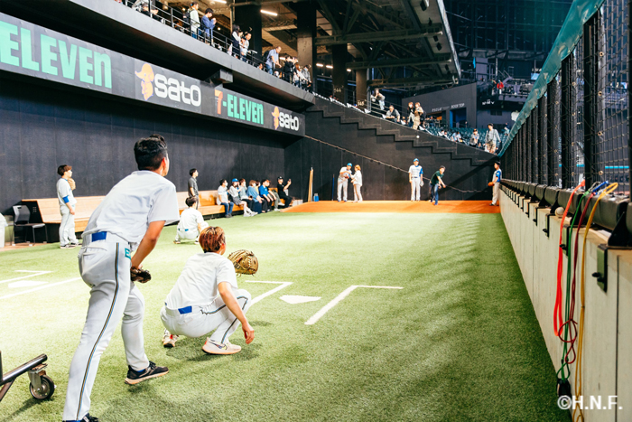 ブルペン投球イベント