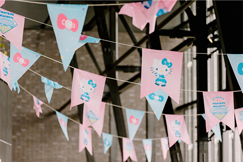 ファイターズ、キティちゃんのコラボ04