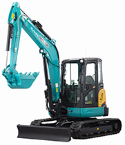 ミニバックホー（型式：U55-6E）